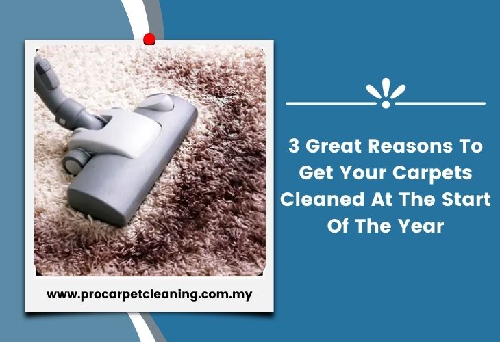 3 Great Reasons To Get Your Carpets Cleaned At The Start Of The Year