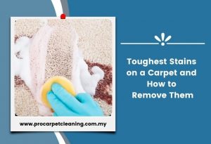 Toughest Stains on a Carpet and How to Remove Them