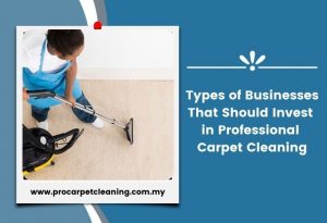 Types of Businesses That Should Invest in Professional Carpet Cleaning